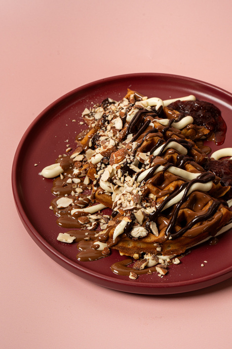 Nutella / Bitter Σοκολάτα / Λευκή Nutella / Μαρμελάδα Φράουλα / Αμύγδαλα