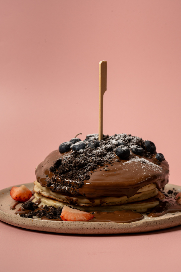 SERIOUS CHOCOLATE PANCAKES